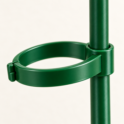 Green Plant Support Stake with Rings — detail — product illustration