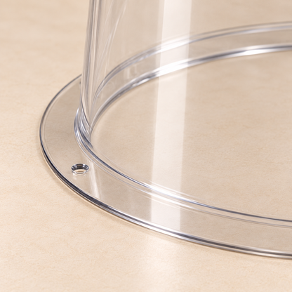 Clear Dome Plant Cloche — detail — product illustration
