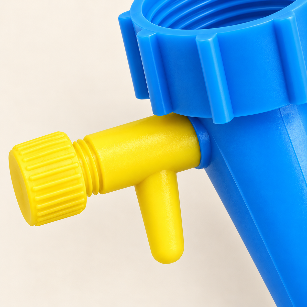 Blue Bottle Watering Spike — detail — product illustration